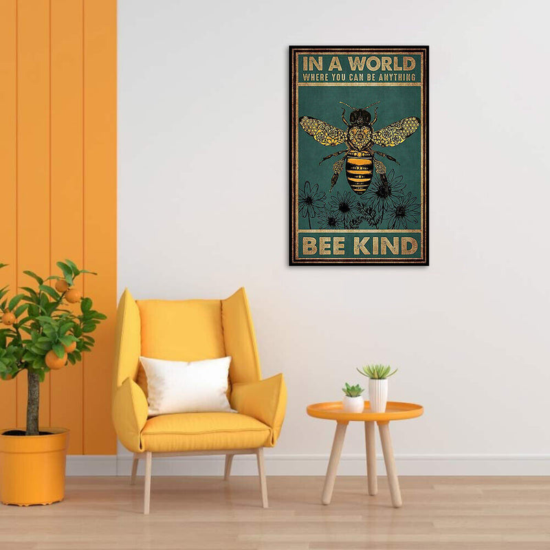 11CT 3 Strand Full Embroidery Bee Cotton Print Cross Stitch Home Decoration