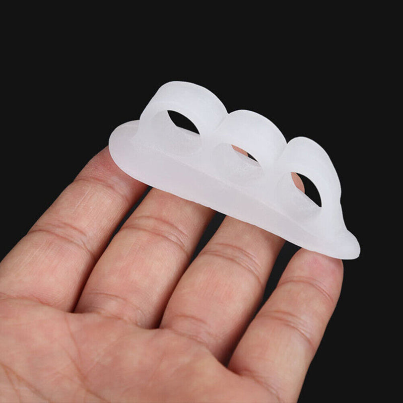 2pcs Elastic Hammer Toe Separator Pads Hallux Valgus Straightening Corrector