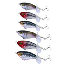 Popper Fishing Lure Topwater Floating Propeller Artificial Swimbait (9g 3)