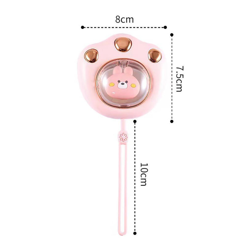 Cat Claw Shaped Hand Warmers Rechargeable Electric Hands Heater (2400mah White)