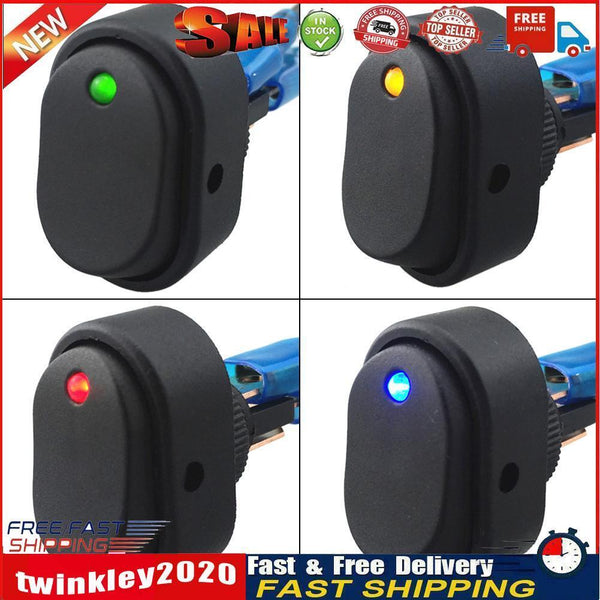 4Pcs 12V 30Amp 30A Heavy Duty LED OFF/ON Rocker Switch Car Boat Marine Newly