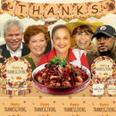 Thanksgiving Day Party Tableware Decorations Party Supplies Tablecloth Sets