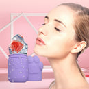 Facial Beauty Lifting Ice Cube Tray Beauty Massager Roller Mold (Purple)