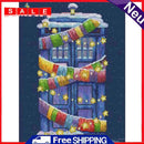 DIY Cotton Thread Christmas Shop Printed Full Cross Stitch Handmade Handicraft