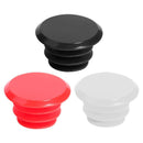 2pcs Bicycle Handlebar Plug Plastic Mountain Bike Grips End Covers (Red)