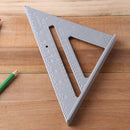7 inch Triangle Ruler Angle Protractor for Building Framing Tools (Grey) Newly