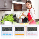 5pcs Multi-function Electric LCD Digital Kitchen Timer Alarm(Orange)