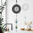 Rotating Wind Chime Novelty Sculpture Wind Chime with Spiral Tail Ball (A) Newly