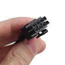 30cm CPU 8Pin to Graphics Video Card Double 8Pin (6Pin+2Pin) Power Cable