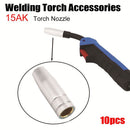 MAG Welder Consumable Set Torch Nozzle Welding Torch MB15AK Assembly for 15AK