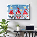 50x40cm Frameless Oil Gnome Paint By Numbers Gift Home Wall Living Room Decor