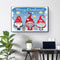 50x40cm Frameless Oil Gnome Paint By Numbers Gift Home Wall Living Room Decor
