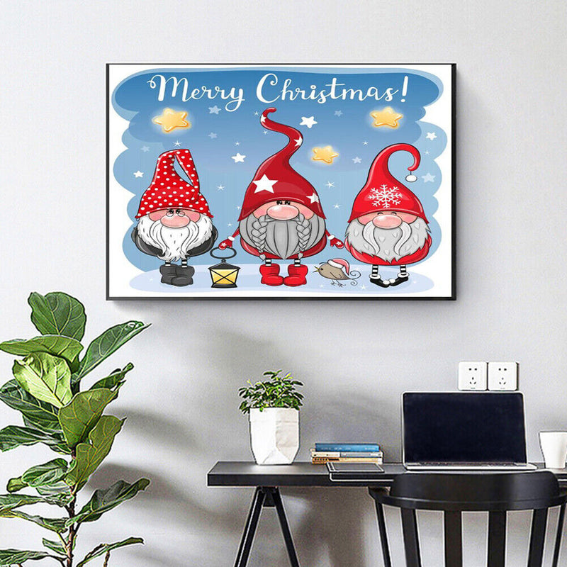 50x40cm Frameless Oil Gnome Paint By Numbers Gift Home Wall Living Room Decor