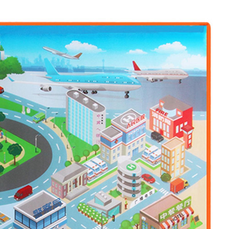 Route Map Climbing Pad, Baby Kids Route Map Crawling Pad 120cm Waterproof