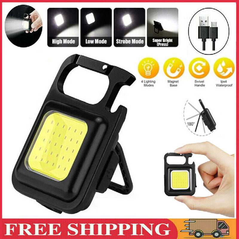 Emergency Light Keychain Work Light Multifunctional Lamp Outdoor Camp Travel