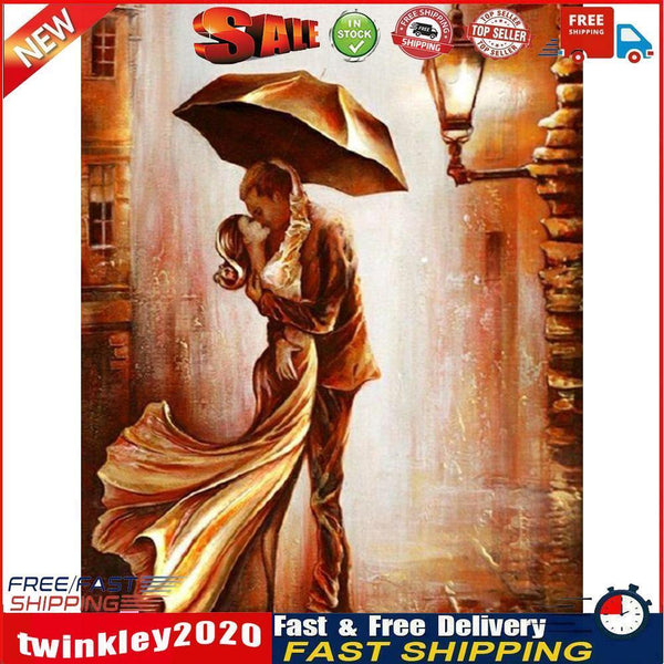 Full Drill Round Diamond Painting Kit DIY 5D Elegant Lovers Drawing (V798) Newly