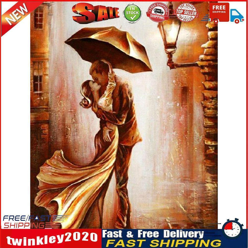 Full Drill Round Diamond Painting Kit DIY 5D Elegant Lovers Drawing (V798) Newly