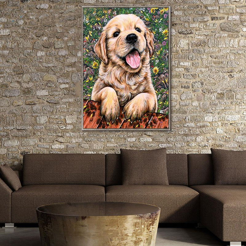 Dog 5D Diamond Painting Embroidery DIY Crafts Cross Stitch Home Decor Gift