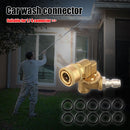 1/4 inch Quick Connect Pivoting Coupler 180 Degree 5 Degrees + 10pcs O-Rings