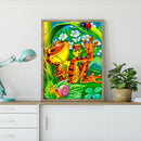 5D DIY Full Drill Diamond Painting Frog Cross Stitch Rhinestone Craft Wall Ar