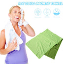 Sports Cooling Ice Towel Solid Quick-Drying Swimming Fitness Gym Yoga Towels
