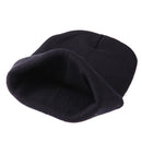 Casual Winter Unisex Beanie Embroidery Bird Knitting Cap Ski Hat(Black)