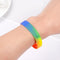 Women Man Jewelry Silicon Bracelet Couple Rainbow Lover Friendship Bracelets