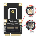 M.2 Key To Mini PCI-E Wireless Card Converter NGFF WiFi Module (With Cable)