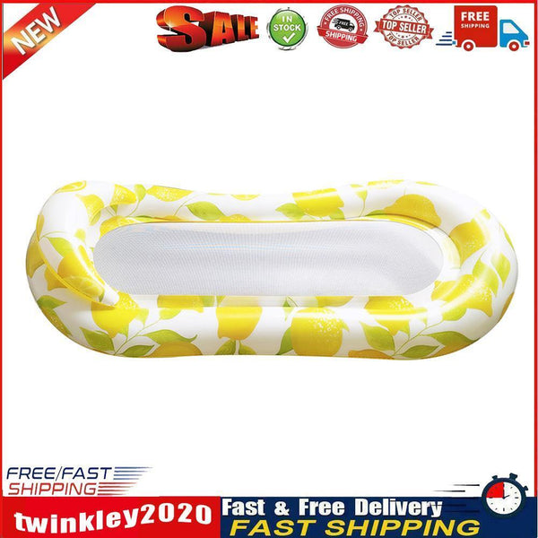 Inflatable Pool Lounger Float Hammock Floatie Swimming Pool Tanning Lounge Newly