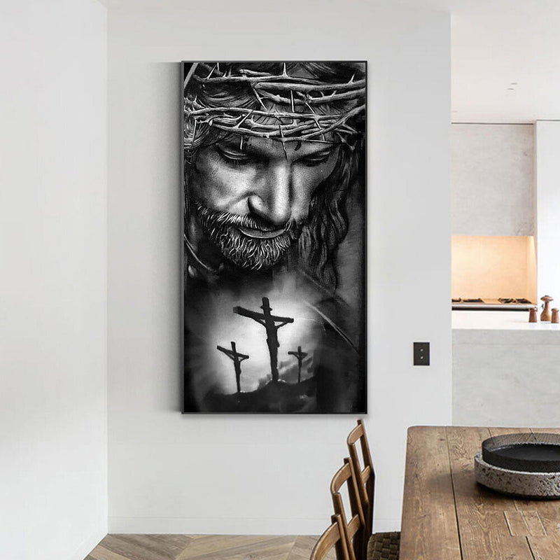 Jesus Oil Paint By Numbers Kits Canvas Drawing for Adults Children No Frame G