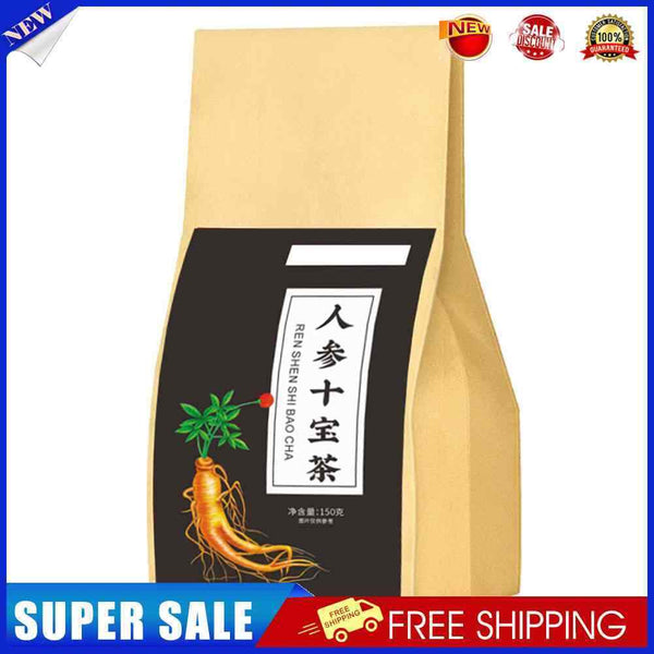 30pcs Ginseng Ten Treasure Tea Relieve Physical Fatigue Supplement Minerals
