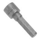 Six Angle Hex Socket Nut Driver Sleeve Nuts Nozzle Drill Bit Adapter (8mm)