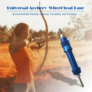 Aluminum Alloy Archery Compound Recurve Bow Fishing Reel Seat Base (Blue)