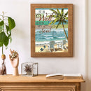 5D Diamond Painting DIY Beach Coconut Tree Full Round Drill Wall Decor Crafts