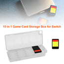 10 in 1 Game Card Case Protector Storage Box for Nintendo Switch (White) Newly