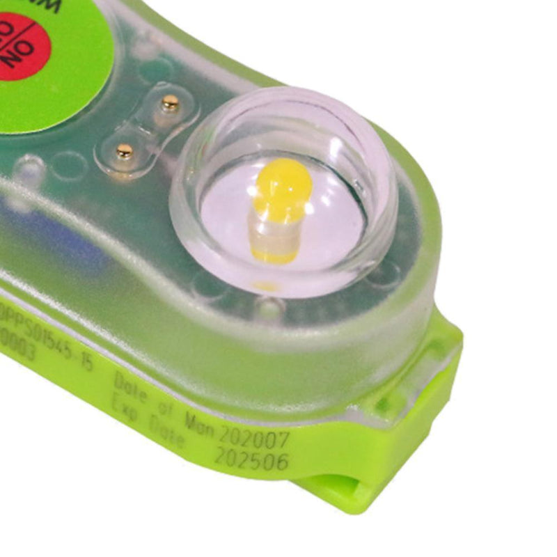 Life Jacket Light LED Self-Lighting Life Saving Conspicuous Lamp (Green)
