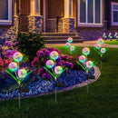 2PCS Solar Light Outdoor Decorative Dandelion Garden Light Stake Landscape Lamps