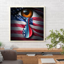 5D DIY round diamond tearful eyes rhinestone picture B1777