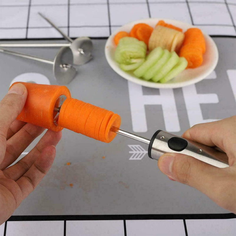 Multipurposes Vegetable Corers Steel Drill Vegetable Fruit Corers J0K8