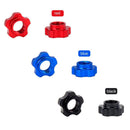 VXM 2pcs/Set MTB Bike Schrader Presta Valve Wheel Converter Nut Rim (Red)