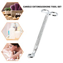 Candle Wick Trimmer Oil Lamp Trim Scissor Cutter Snuffer Tool Hook Clipper