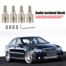 4 Sets Car Audio Wire Terminal 0GA to 4GA Power Cord Input Reducers Auto Pa