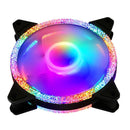 120mm Fan Colorful Computer Case Fans Cooling Cooler Radiator 11 Blades