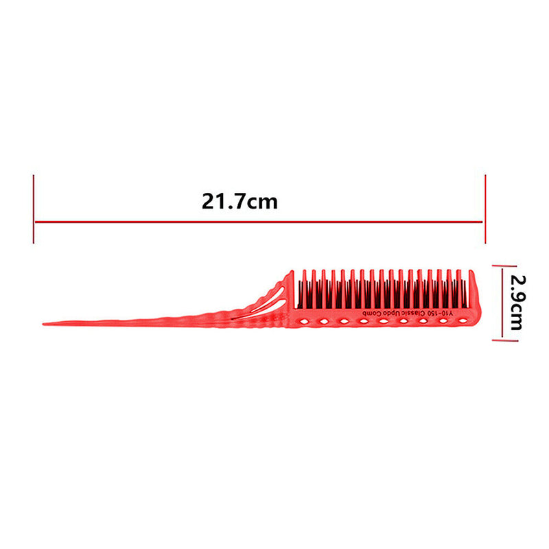 Durable Hairdressing Comb Dyeing Brush Plastic Pointed Tail Hair Styling Comb