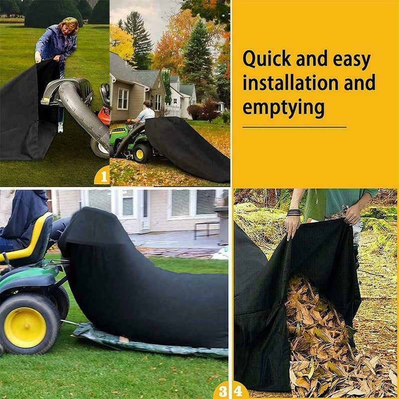 Lawn Tractor Leaf Bag Mower Sweeper Garbage Disposal Bag V7E0