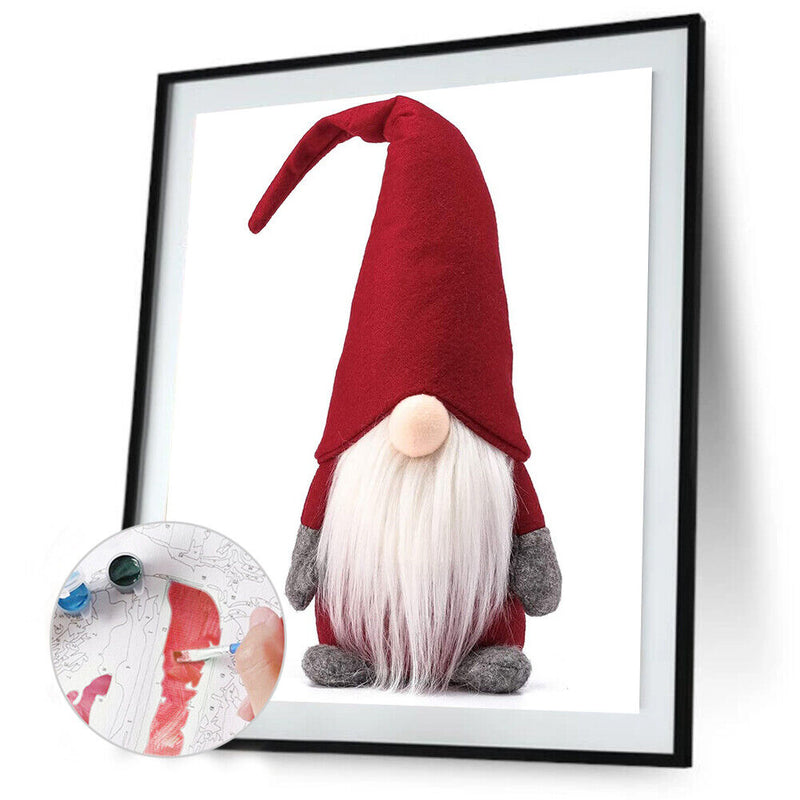 Gnome Oil Paint By Numbers Picture DIY Drawing Decoration Hand Painted Wall Art