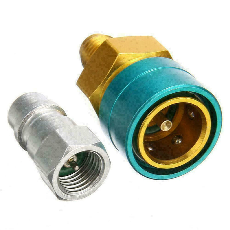 Car Air Conditioning AC Refrigerant Adapter Connector Coupler W5A0 A9K3 D7K0