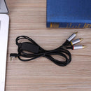 1.8 Meters 3 RCA Port Splitter A/V Adapter Cable for PSP1000/2000/3000