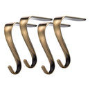 Fireplace Mantel Hangers Metal Hanging Clips Stocking Christmas Sock Hook Rack