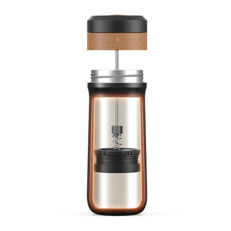 with Filter Self-Lock Espresso Coffee Tea Maker 320ML French Press Coffee Maker